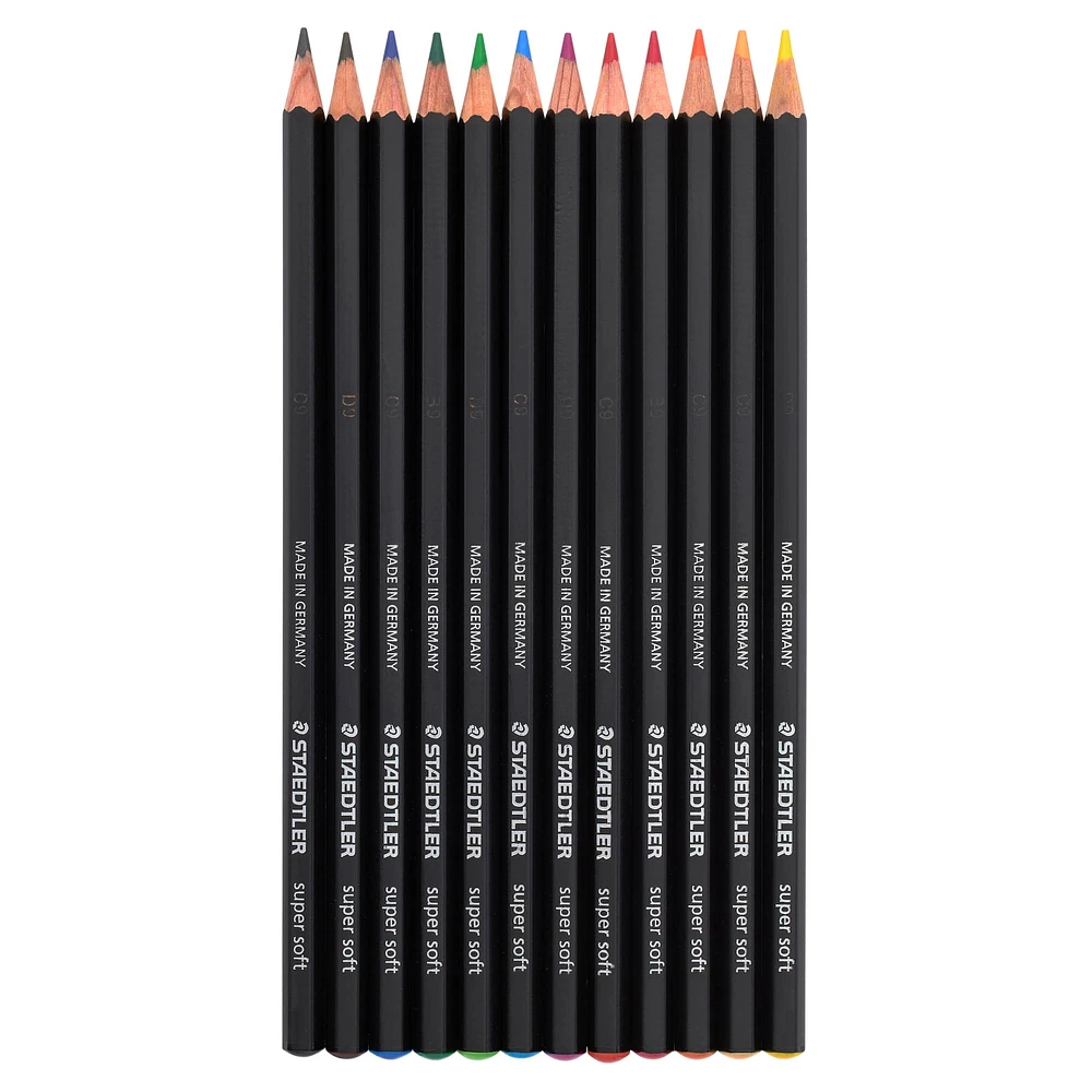 6 Packs: 12 ct. (72 total) Staedtler® Super Soft Colored Pencil Set