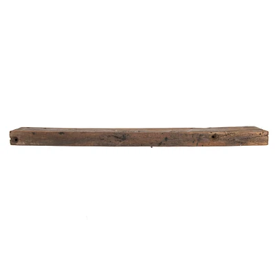 48" Reclaimed Wood Floating Wall Shelf