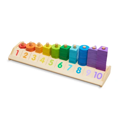 Melissa & Doug® Counting Shape Stacker