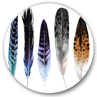 Designart - Colourful Boho Feathers II