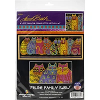 Design Works™ Feline Family Row Counted Cross Stitch Kit