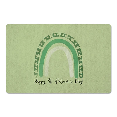 St. Patrick's Day Rainbow 18" x 27" Floor Mat