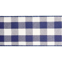 2.5" Buffalo Check Wired Ribbon by Celebrate It™ Décor