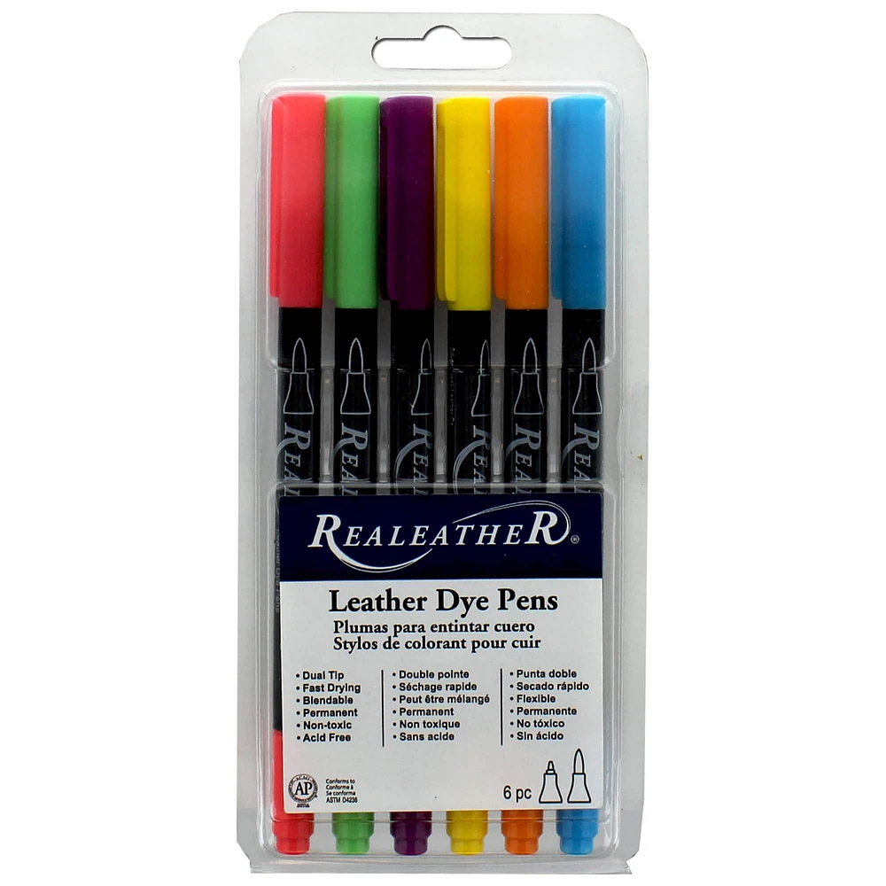 Silver Creek Realeather® Brights Leather Dye Pens Set