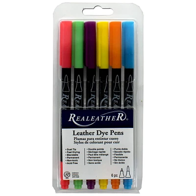 Silver Creek Realeather® Brights Leather Dye Pens Set