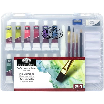 Royal & Langnickel® Essentials™ 21 Piece Watercolor Art Set