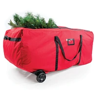 Santa's Bag EZ Roller 9ft. Artificial Christmas Tree Storage Bag with Wheels