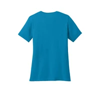 Port & Company® Ladies Core Cotton V-Neck Tee