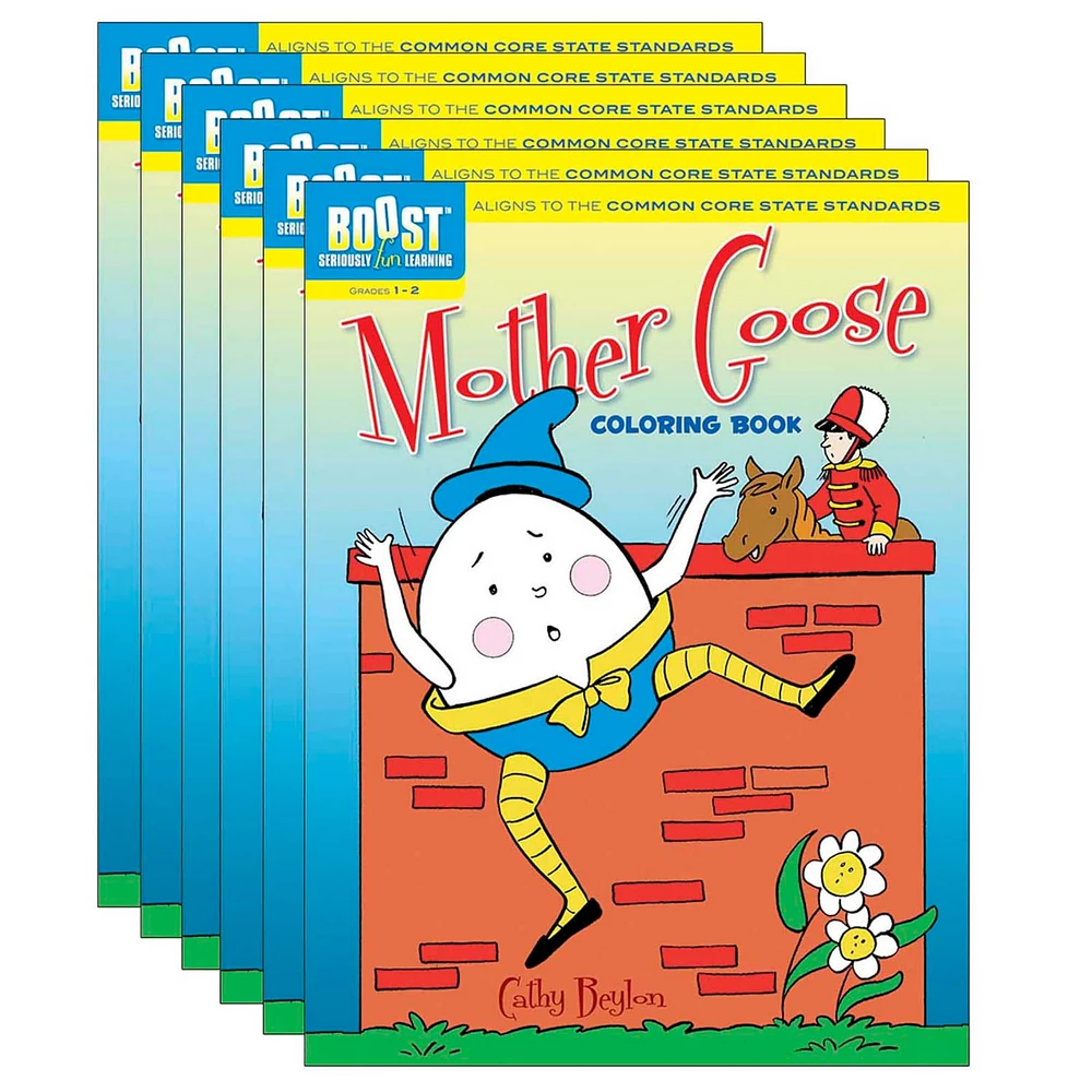 4 Packs: 6 ct. (24 total) BOOST™ Mother Goose Coloring Books