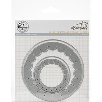 Pinkfresh Studio Essentials Inverted Stitched Scallop Circle Die Set