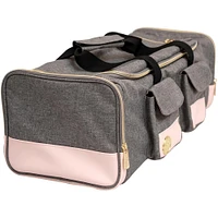 We R Memory Keepers® Pink & Gray Crafter's Machine Tote