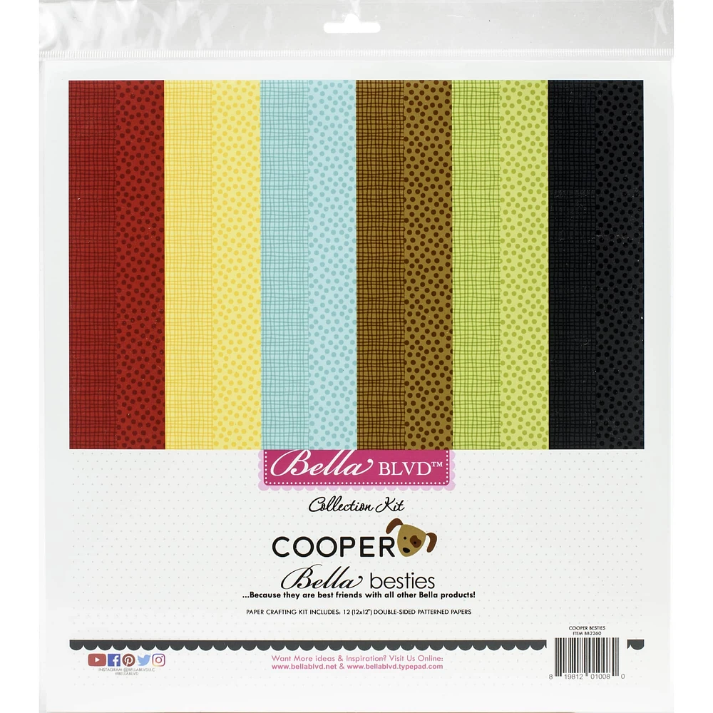 Bella Blvd­™ Besties Cooper Paper Pad, 12" x 12"