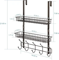 NEX™ Over The Door Hanging Organizer Rack