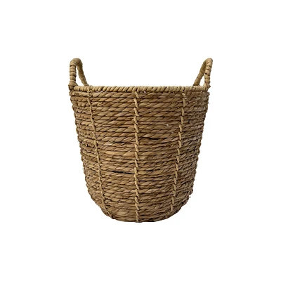 Round Natural Rush Basket by Ashland