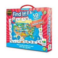Puzzle Doubles!® Find It! USA 50 Piece Puzzle