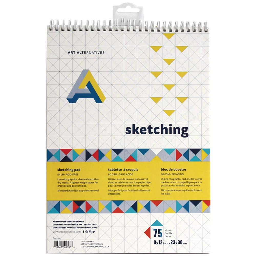 Art Alternatives Sketch Pad, 9" x 12"