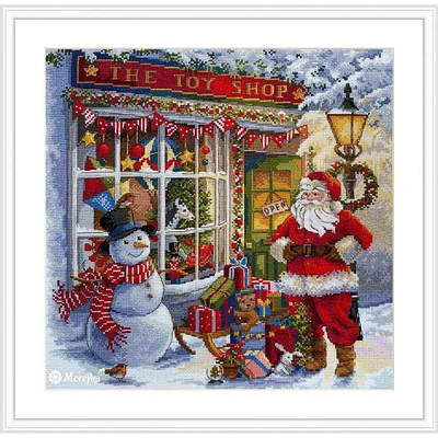 Merejka The Toy Shop Counted Cross Stitch Kit