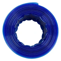 25ft. x 2" Transparent Blue Swimming Pool Filter Backwash Hose