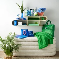 Green Handbag Throw Pillow by Ashland®