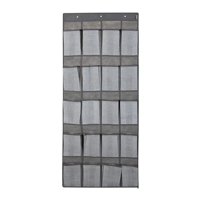 Simplify 20-Pocket  Shoe Organizer in Heather Grey