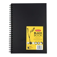 Derwent® Black Book A4 Portrait Sketch Book