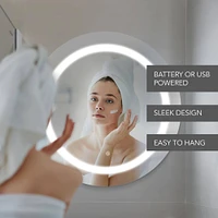 Head West LED Vanity Touch Sensor Circular Wall Mirror
