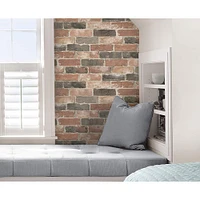 NuWallpaper Newport Reclaimed Brick Peel & Stick Wallpaper