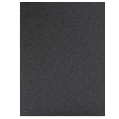 JAM Paper 5" x 7" Metallic Anthracite Black Stardream Foldover Cards, 50ct.