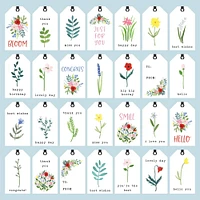 Echo Park™ Paper Co. Flora No. 4 Bold Tags 12" x 12" Double-Sided Cardstock, 25 Sheets