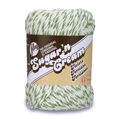 Lily Sugar'n Cream® The Original Twists Green Yarn