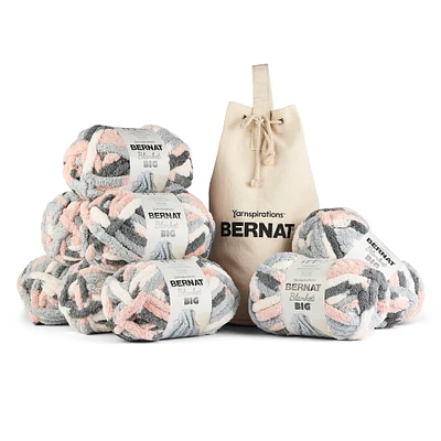 8 Pack Bernat® Blanket Big™ Yarn with Bag