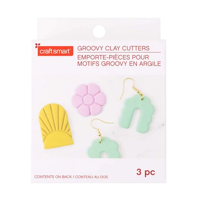 12 Pack: Groovy Clay Cutter Set by Craft Smart®