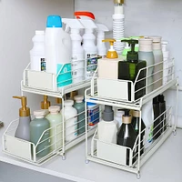 NEX™ 2-Tier Under Sink Cabinet Organizer with Sliding Basket Drawer