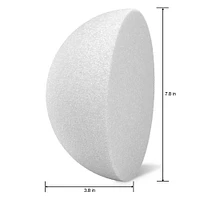 FloraCraft® CraftFōM 8" Half Ball White