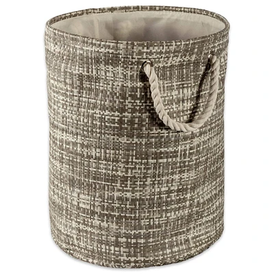 DII® Medium Tweed Round Paper Bin