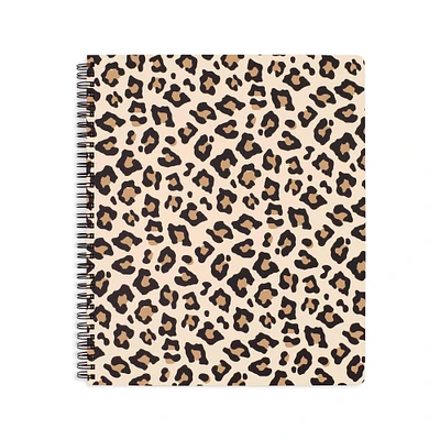 Steel Mill & Co.® Leopard Large Spiral Notebook