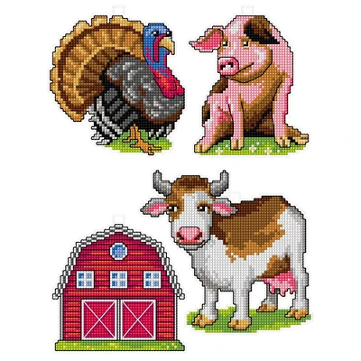Crafting Spark Farm Plastic Canvas Counted Cross Stitch Kit