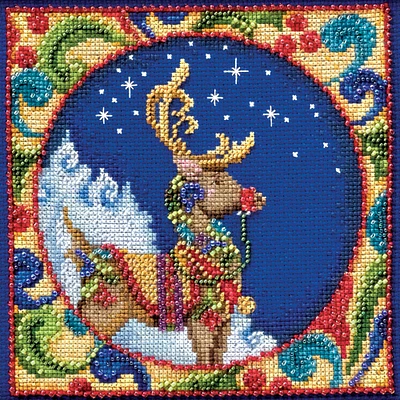 Mill Hill® Jim Shore Reindeer Beaded Counted Cross Stitch Kit