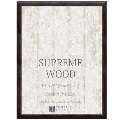 Timeless Frames® Supreme Espresso Wood 18" x 24" Frame