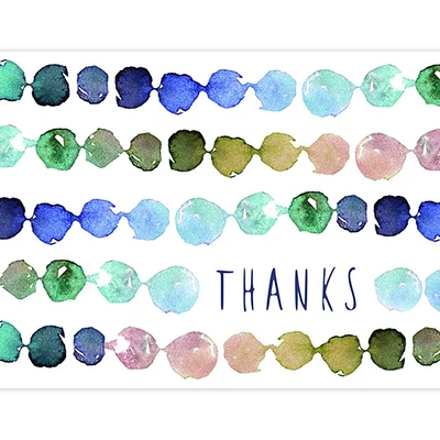 JAM Azure Dots Thank You Card Set, 16ct.