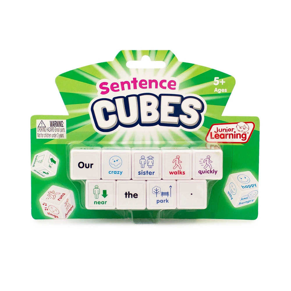 Junior Learning® Sentences Cubes Educational Set