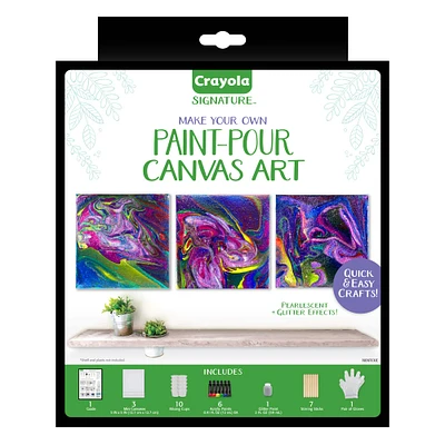 Crayola® Signature™ Paint Pour Canvas Art