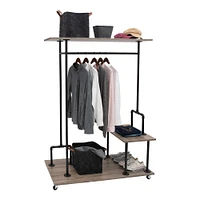 Organize It All Pipe Line Closet Organizer