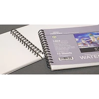 Pro Art® 140lb. Wired Watercolor Paper Pad, 5" x 7"