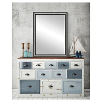 Timeless Frames® Cleo Pewter 24" x 30" Framed Mirror