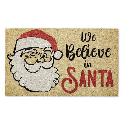 DII® We Believe In Santa Glitter Doormat