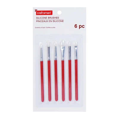 12 Packs: 6 ct. (72 total) Silicone Brushes by Craft Smart®