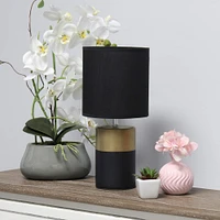 Simple Designs Two Toned Basics Table Lamp