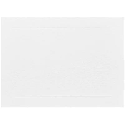 JAM Paper 5" x 7" White Panel Blank Flat Note Cards