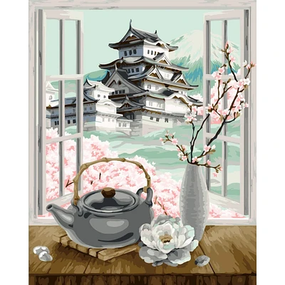 Crafting Spark Tea Ceremony Painting by Numbers Kit